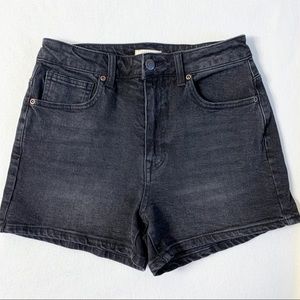 Harper “Heritage” Black Denim Shorts